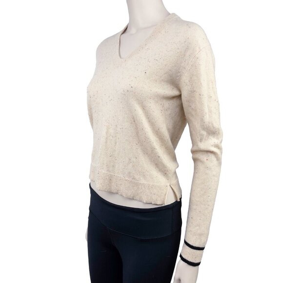 Zadig & Voltaire Cream V-Neck Sweater - Picture 5 of 12